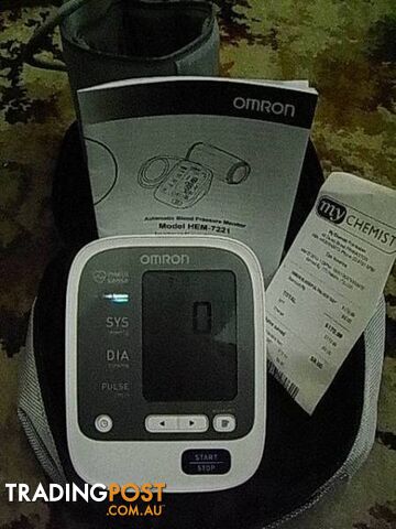 Omron blood pressure monitor HEM-7221 ARTG 10039 Brand New for qu