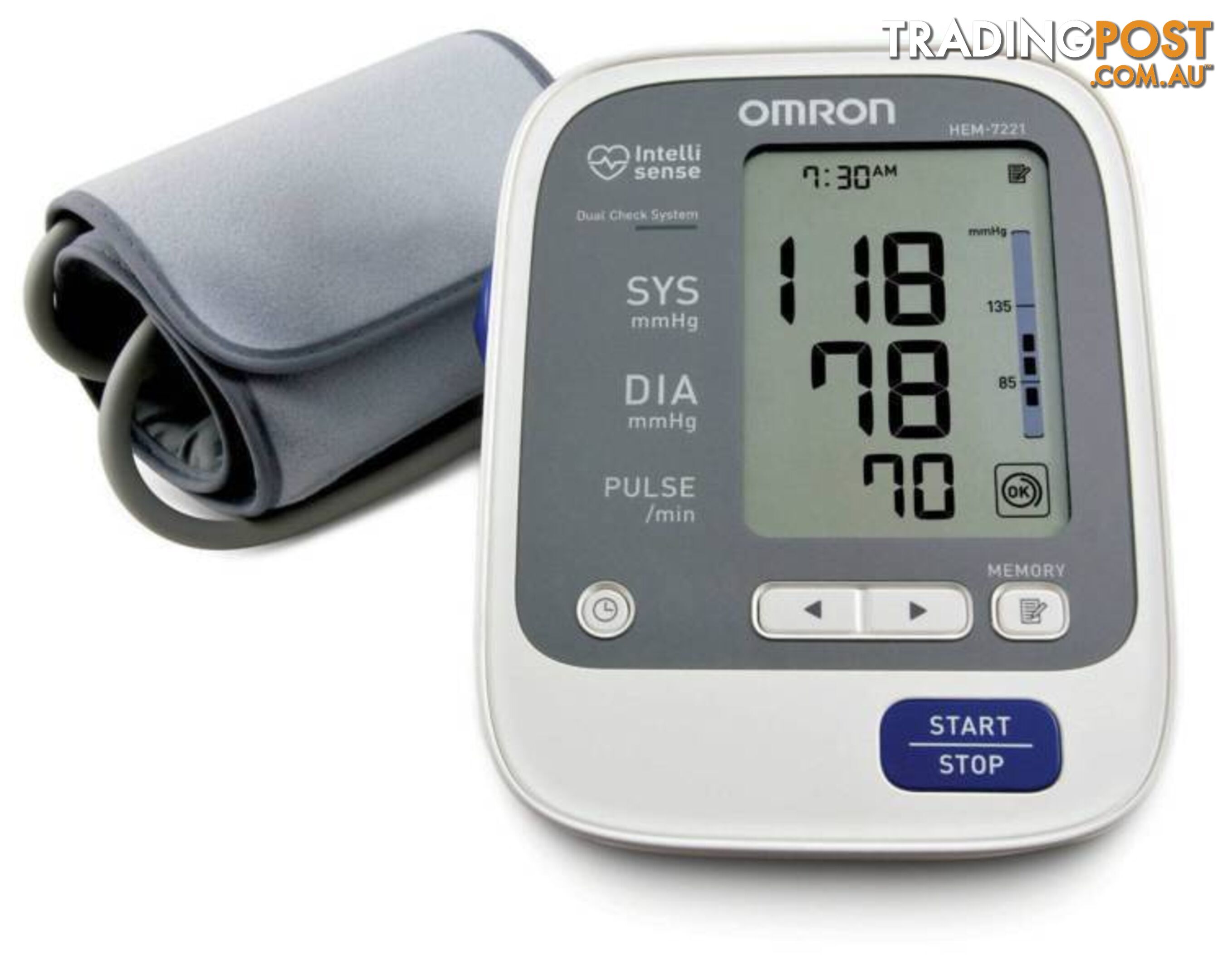 Omron blood pressure monitor HEM-7221 ARTG 10039 Brand New for qu