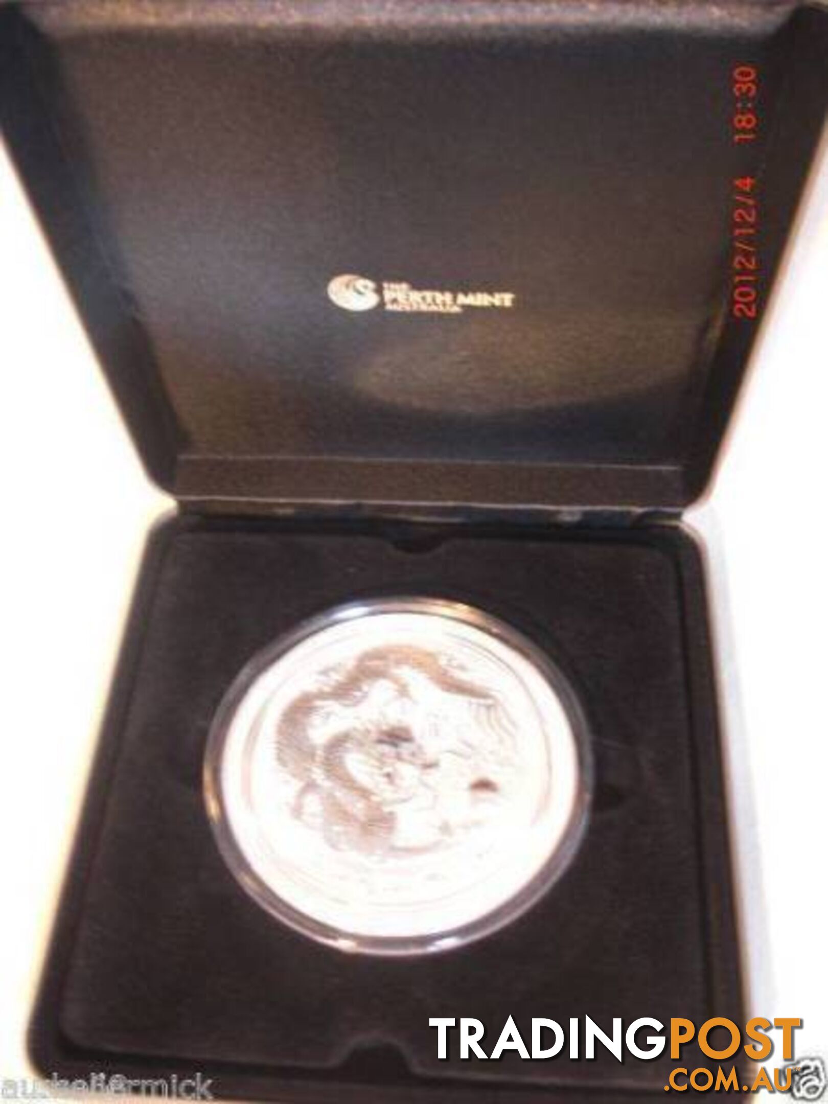 new Perth Mint display case - 1kg silver coin PICKUP clayton 316