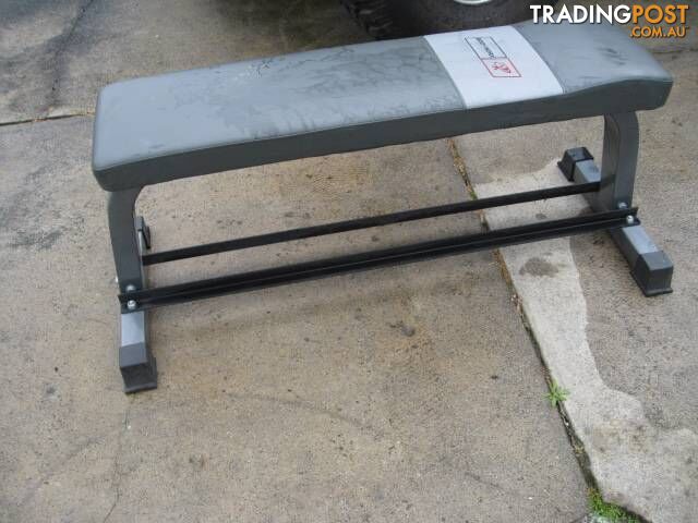 Bodyworx Flat Bench with Dumbbell Rack