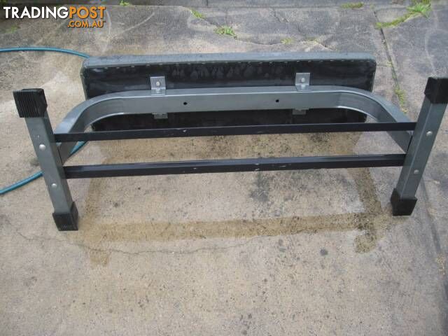 Bodyworx Flat Bench with Dumbbell Rack