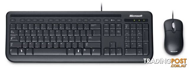 Microsoft 600 Wired Keyboard and Mouse Combo for Desktop Laptop O