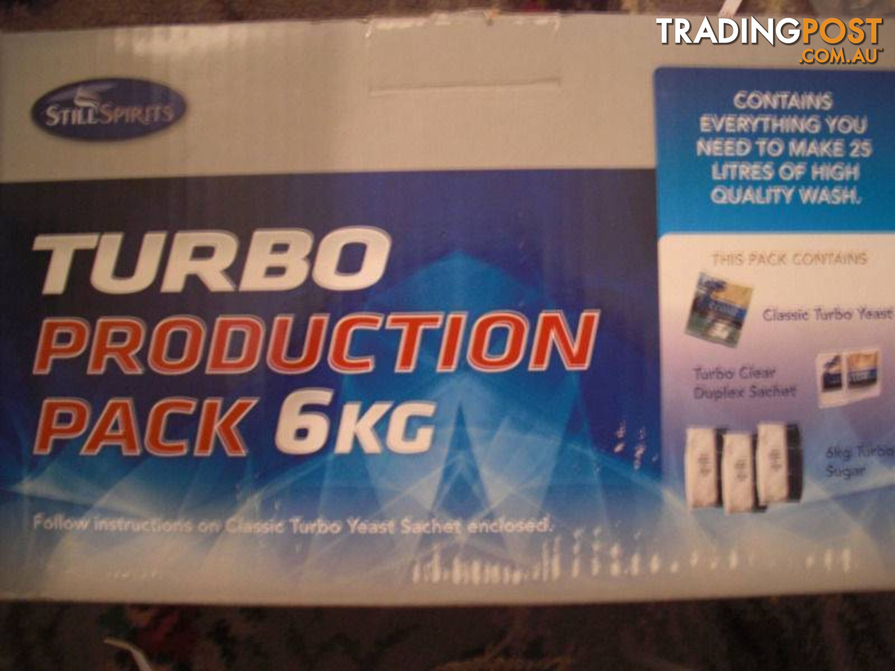 SPIRITS BREWING 6kg turbo production pack spirit brewing COMES W