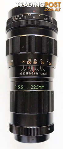 Vintage Tamron Converto 135mm/2.8 Telephoto Lens with 225mm/5.5 extender - M42 - photo 3 of 5
