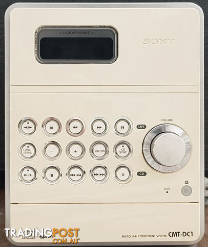 Vintage Sony CMT-DC1 Stereo System with new Pyle PSMSP6WH Speakers - photo 2 of 3