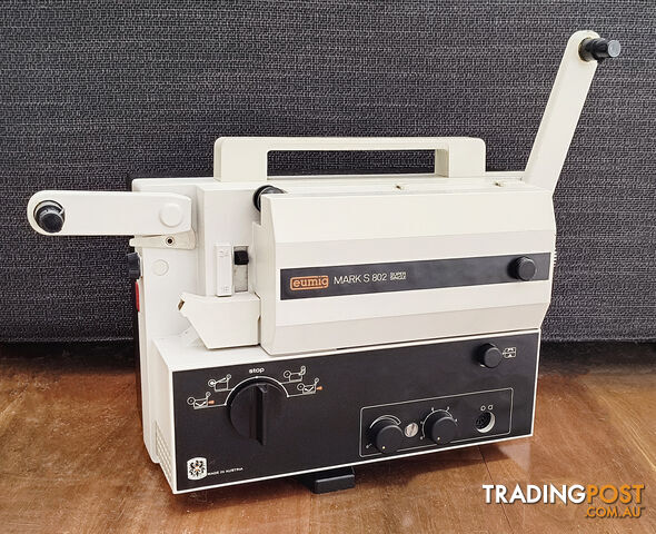 Vintage Eumig Mark S 802 Super/Standard Sound 8mm Movie Projector