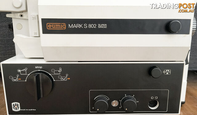 Vintage Eumig Mark S 802 Super/Standard Sound 8mm Movie Projector - photo 2 of 2