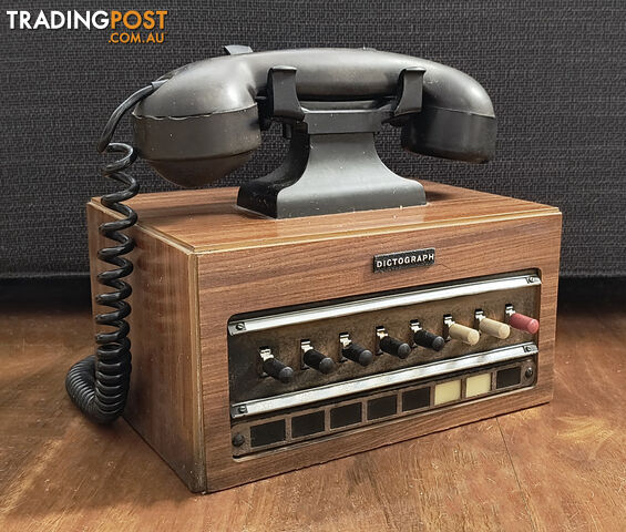 Vintage Dictograph Office Phone Intercom SubStation - 1940s
