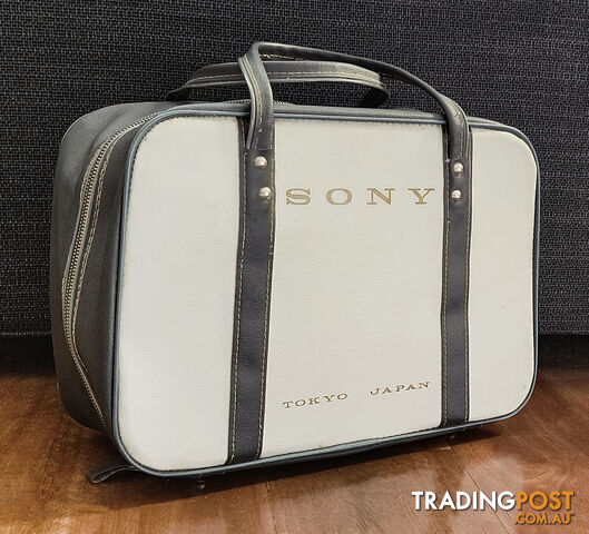Vintage Sony Carry Bag from the 1960s