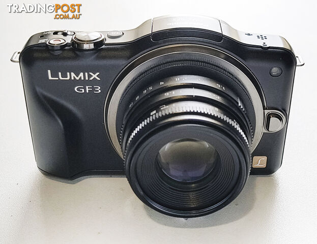 Lumix DMC-GF3 12.1 Megapixel Mirrorless Camera with 35mm/1.6 Lens