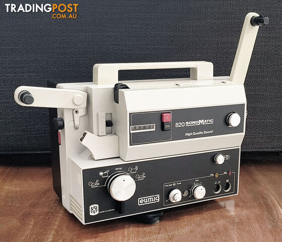 Vintage Eumig 820 Sonomatic Super 8mm Sound Movie Projector