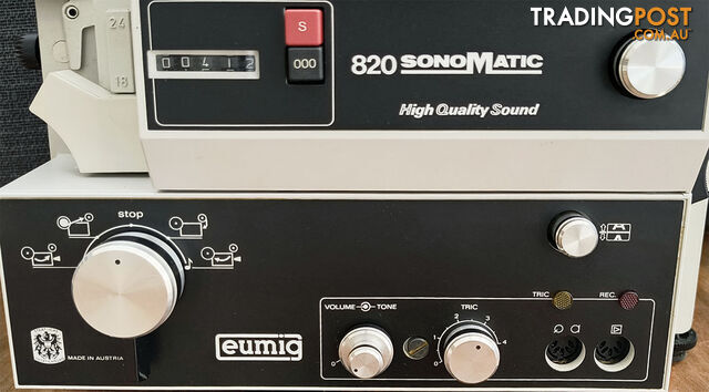 Vintage Eumig 820 Sonomatic Super 8mm Sound Movie Projector - photo 2 of 2