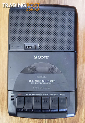 Vintage Sony TCM-939 Portable Cassette Player - Serviced - photo 2 of 2