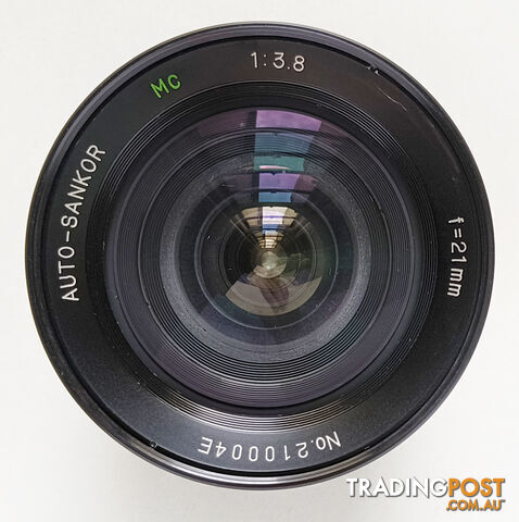 Vintage Auto-Sankor MC 21mm/3.8 Wide Angle Manual Lens - M42 Mount - Very Rare - photo 2 of 2