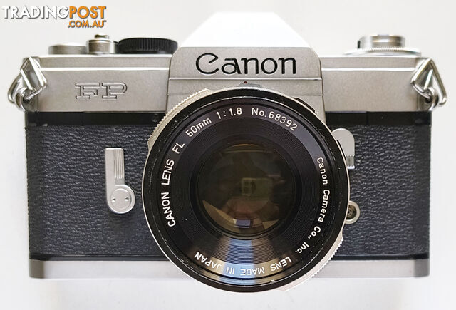 Vintage Canon FP 35mm SLR Camera + Canon FL 50mm/f1.8 Lens - photo 3 of 3