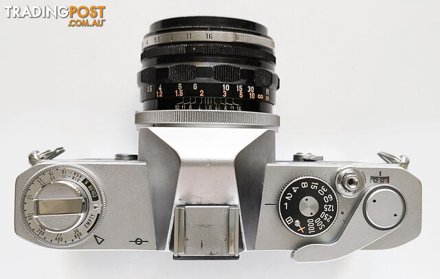 Vintage Canon FP 35mm SLR Camera + Canon FL 50mm/f1.8 Lens - photo 2 of 3