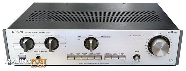 Vintage Luxman L-205 Stereo Integrated Amplifier - Serviced