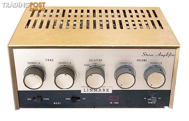 Vintage Linmark YA 130A Stereo Valve / Tube Amplifier - photo 1 of 1