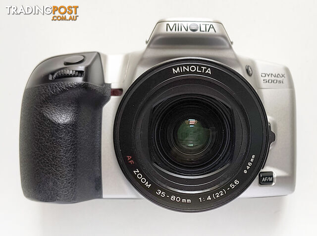 Vintage Minolta Dynax 500si 35mm SLR plus Minolta 35-80mm/4-5.6 AF Lens - photo 3 of 3