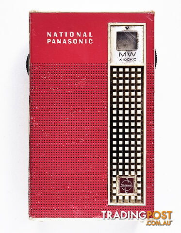 Vintage National Panasonic R-1021 AM Pocket Transistor Radio - photo 2 of 2