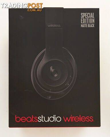 Beats Studio Wireless Headphones - Spec Ed - Matt Black