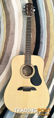 Alvarez RD12GB Acoustic Regent Dreadnought Guitar Natural with Gig Bag
