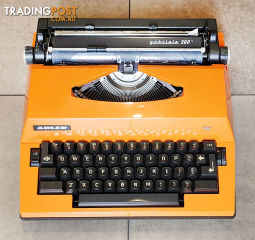 Vintage Adler Gabriele 2000 Electric Portable Typewriter