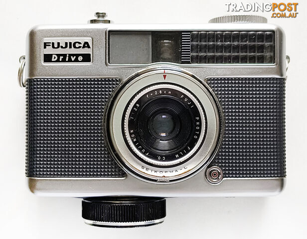 Vintage Fujica Drive Half Frame 35mm Viewfinder Camera+New shoe mount Lightmeter - photo 3 of 4