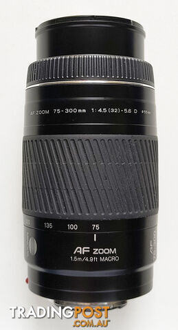Minolta 75-300mm/f4.5-5.6 D AF Macro Zoom Lens - photo 2 of 2