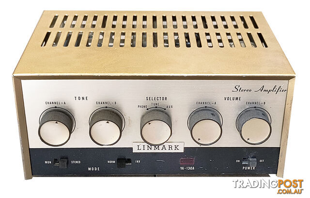 Vintage Linmark YA 130A Stereo Valve / Tube Amplifier
