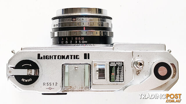 Vintage Beauty Lightomatic II 35mm Rangefinder Camera - photo 2 of 3