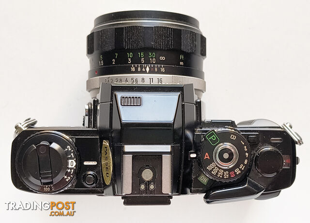 Vintage Minolta X-700 MPS 35mm SLR Camera + MC Rokkor PF 58mm/f1.4 Lens - photo 2 of 3