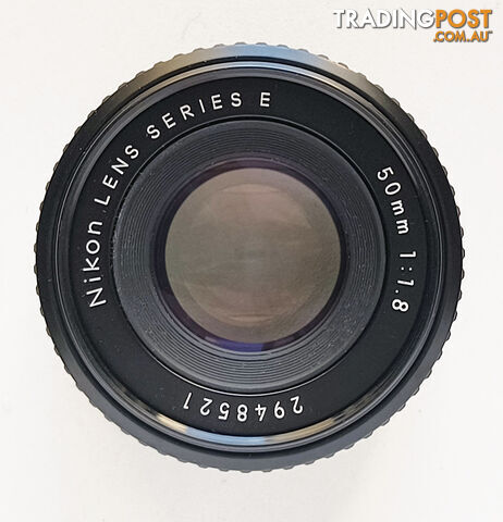 Vintage Nikon E Series Pancake 50mm/f1.8 Ai-s Standard Prime Lens - photo 2 of 2