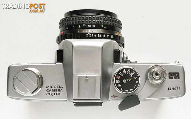 Vintage Minolta SRT-101 35mm SLR+MD Rokkor 45mm/f2 Pancake Lens - photo 2 of 3