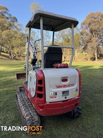 Excavator Takeuchi TB216 2022 - photo 2 of 6