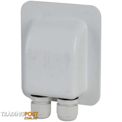 WHITE ABS SOLAR CABLE ENTRY POINT - photo 2 of 2