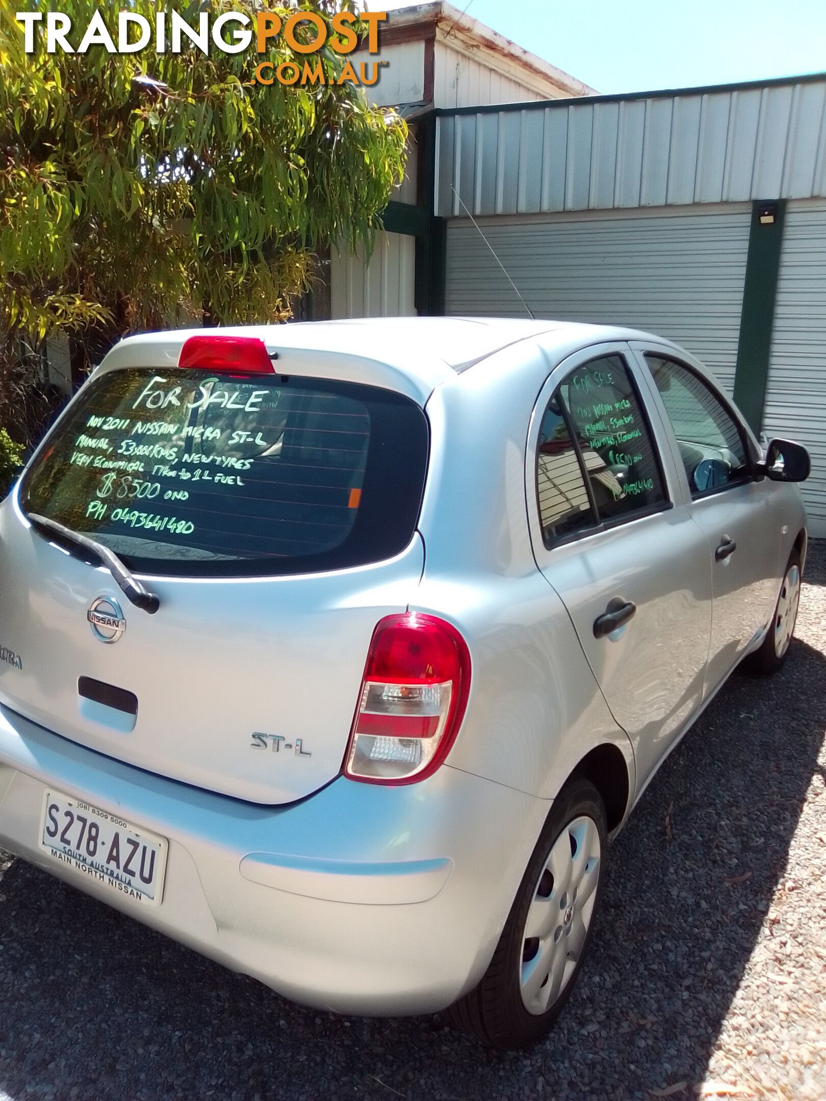 2011 Nissan Micra K13 MY15 ST-L Sedan Manual