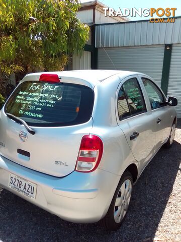 2011 Nissan Micra K13 MY15 ST-L Sedan Manual