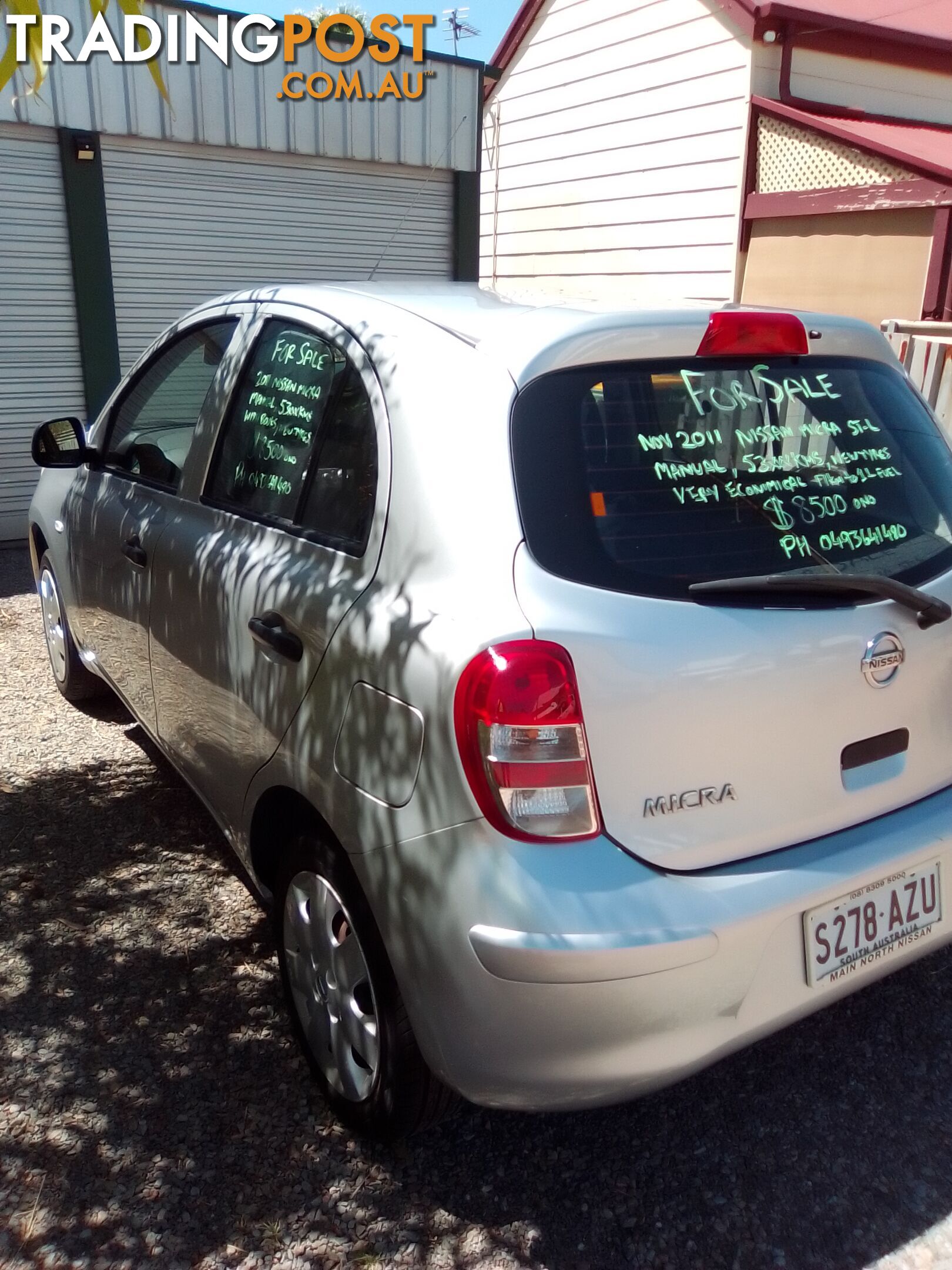 2011 Nissan Micra K13 MY15 ST-L Sedan Manual