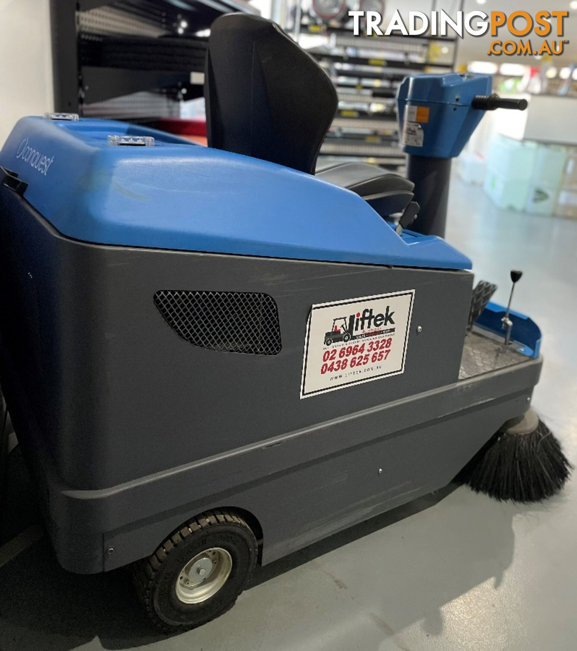Used Conquest Ride On Floor Sweeper