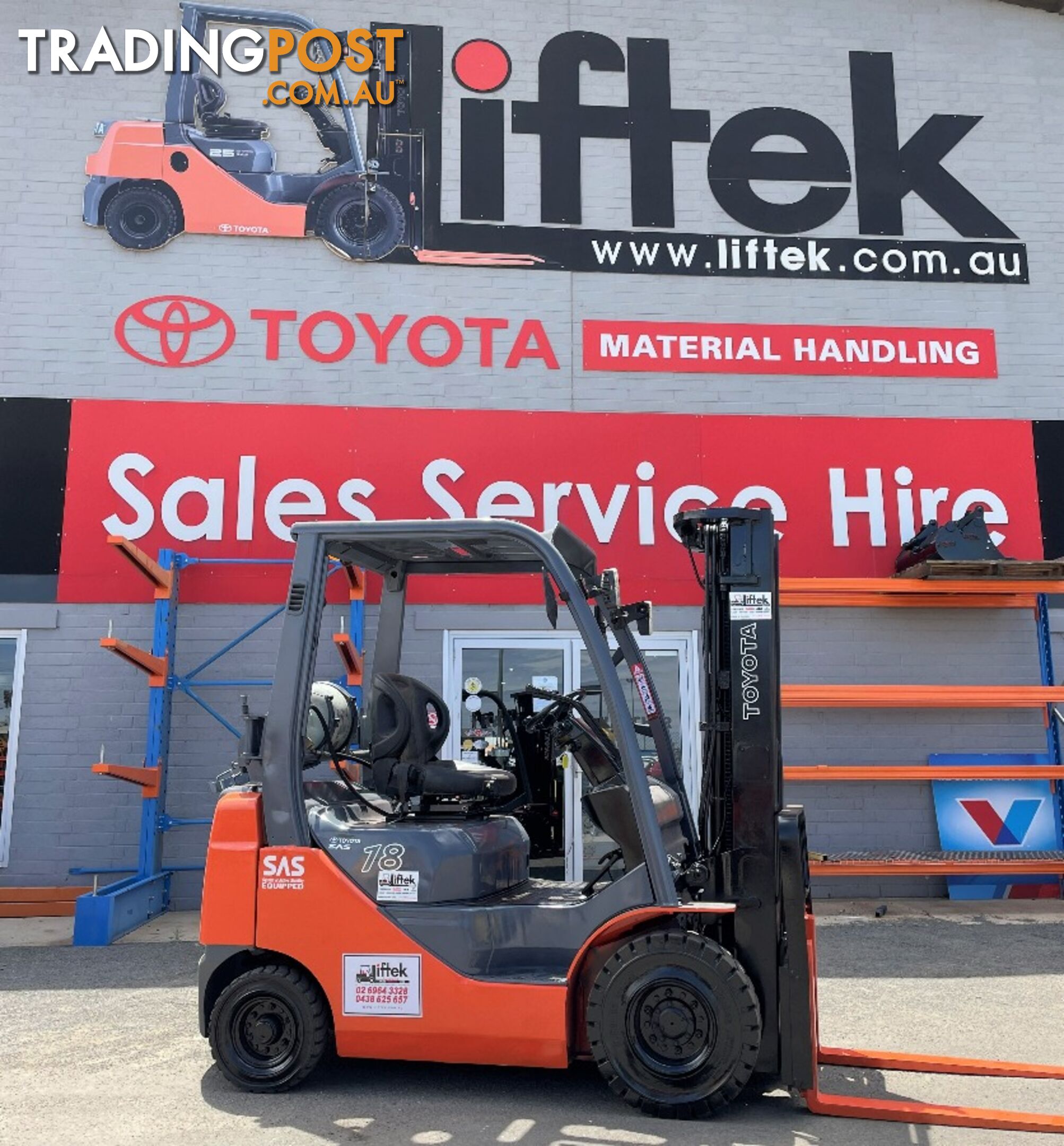 Used Toyota 1.8TON Forklift For Sale