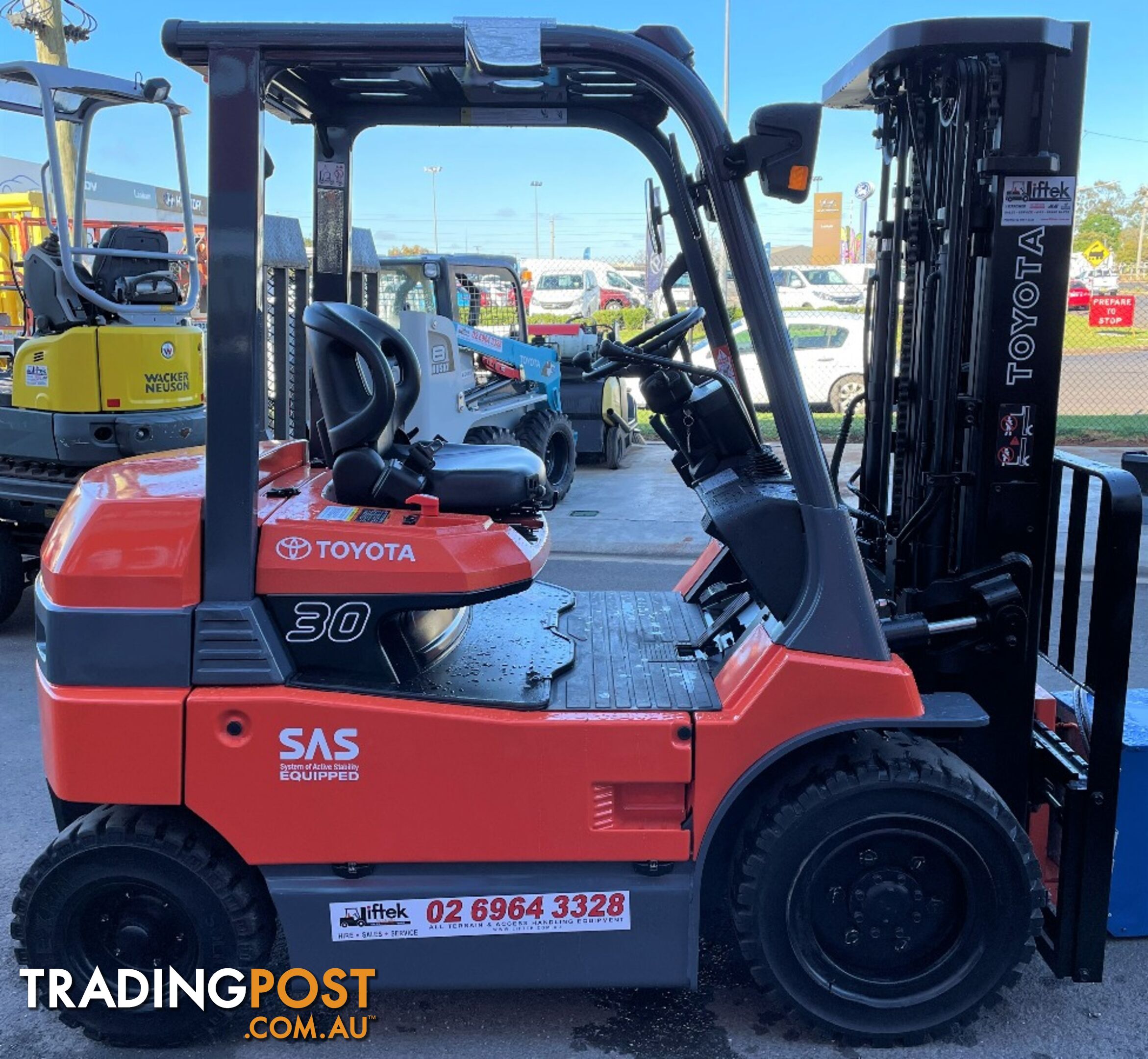 Used Toyota 3.0TON Electric Forklift For Sale