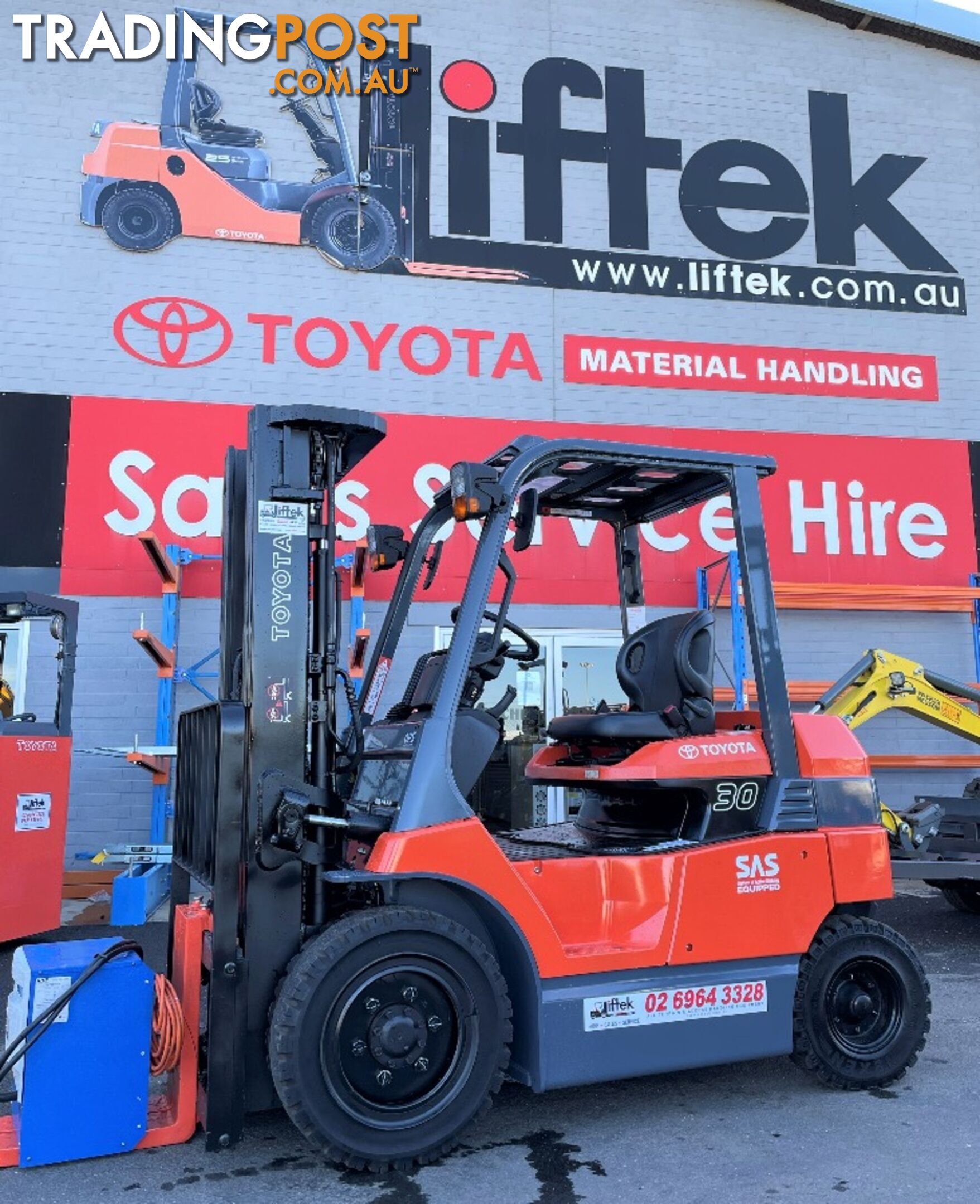 Used Toyota 3.0TON Electric Forklift For Sale