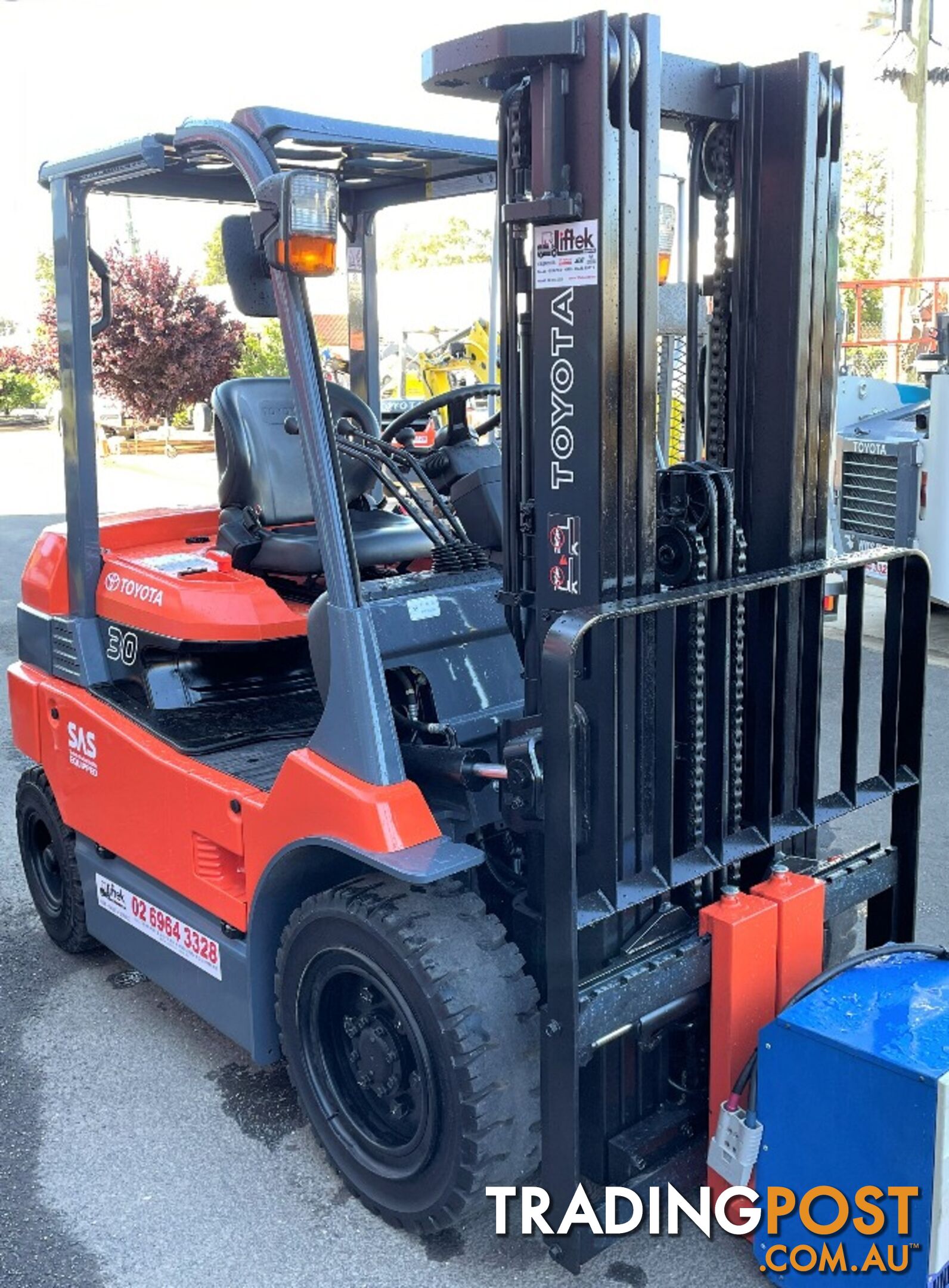 Used Toyota 3.0TON Electric Forklift For Sale