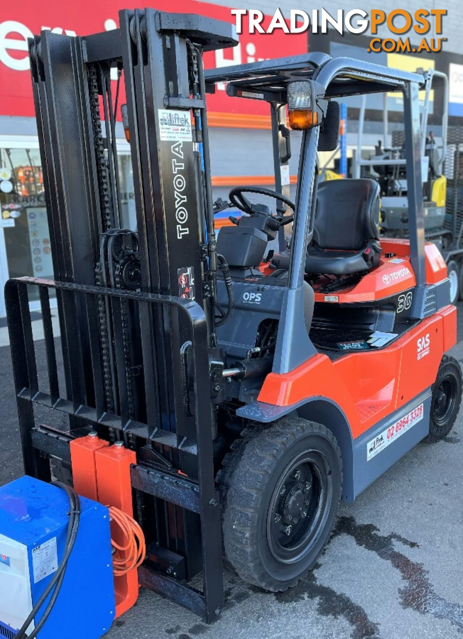 Used Toyota 3.0TON Electric Forklift For Sale