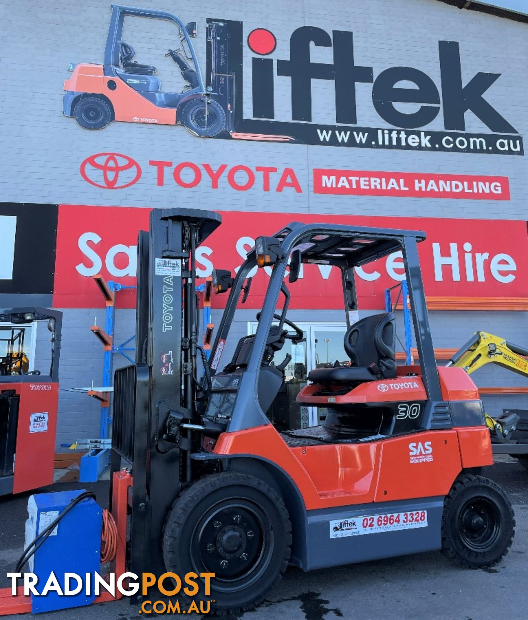 Used Toyota 3.0TON Electric Forklift For Sale