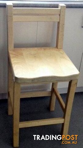 solid timber high chair for sale, H605mm