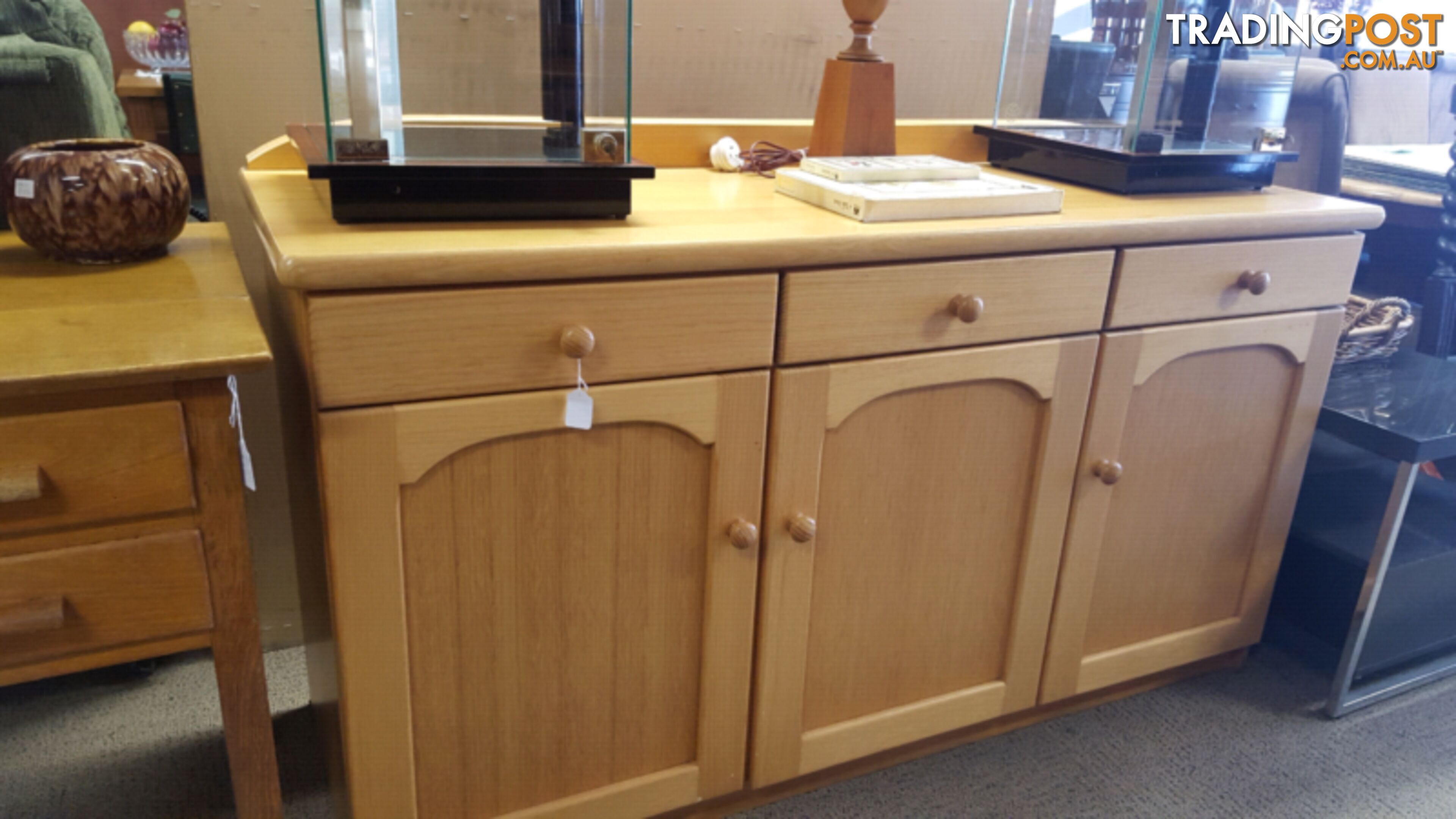 Solid Oak Sideboard $345