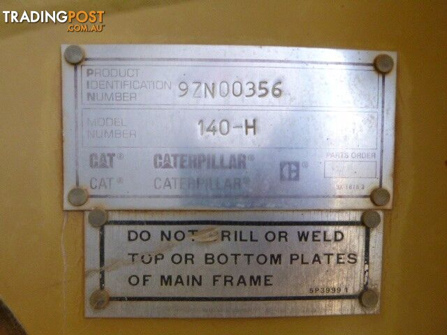 Caterpillar 140H VHP Artic Grader Grader - photo 2 of 16