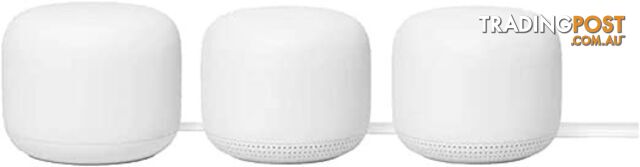 GOOGLE Nest WiFi Router and 2 Points (Snow) - AU/NZ Model. NB: Minor Use, T